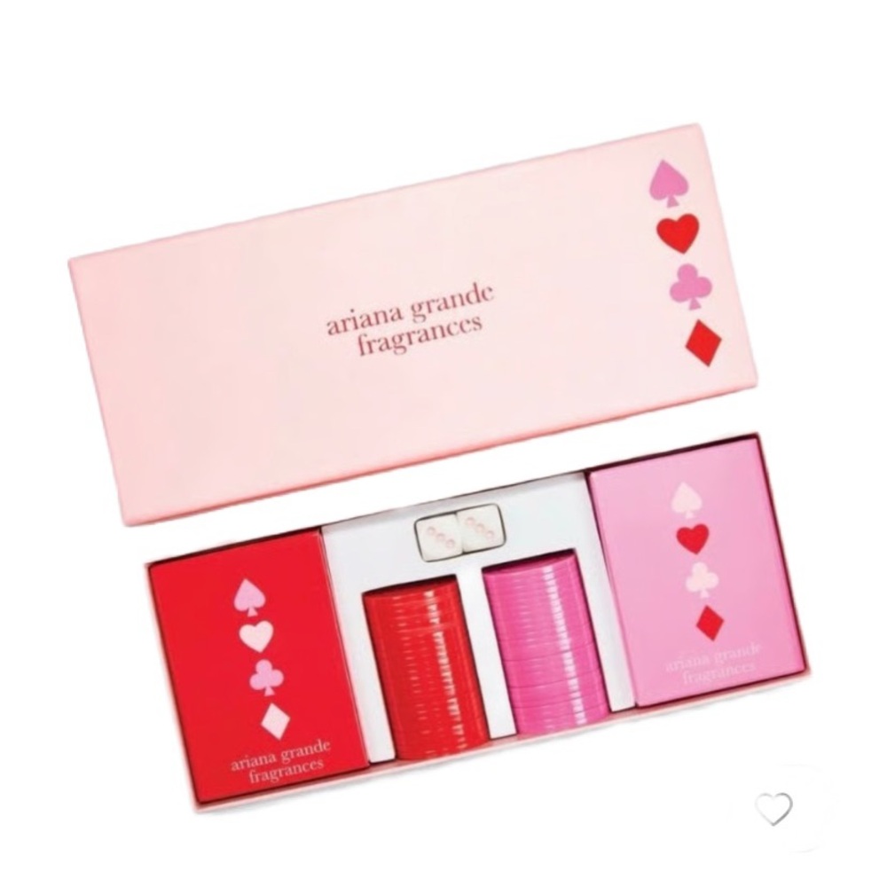 Ariana Grande Fragrance Limited Edition Collectable Poker Set.